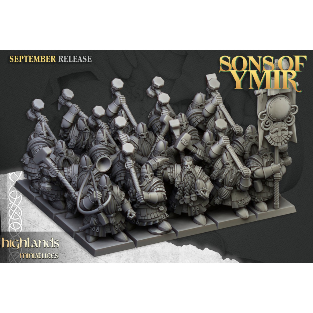 Highlands Miniatures - Sons of Ymir - Marteliers du Roi Nains