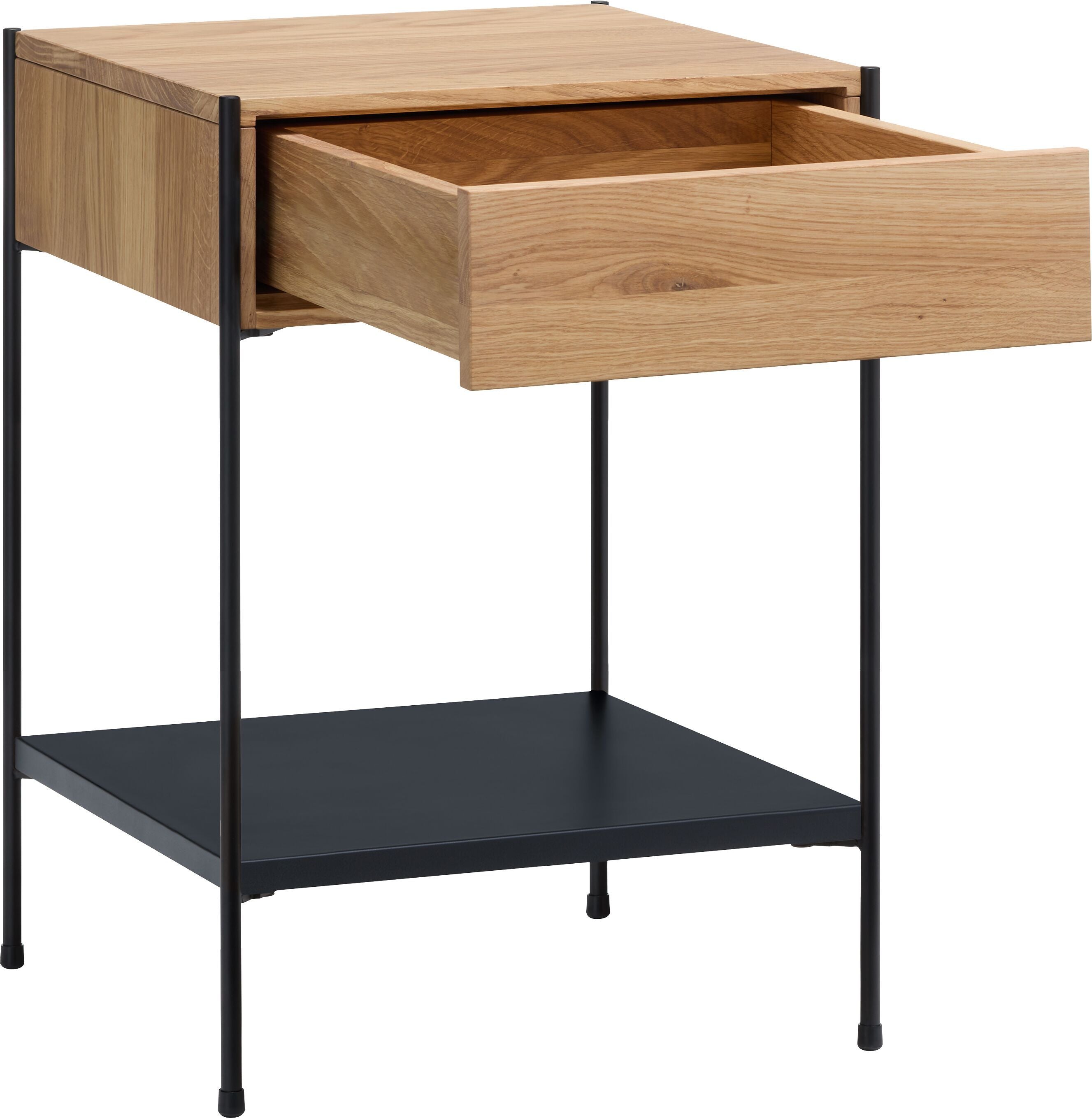 MALA Nachttisch - Eiche / B: 40.0 cm x T: 40.0 cm x H: 59.0 cm