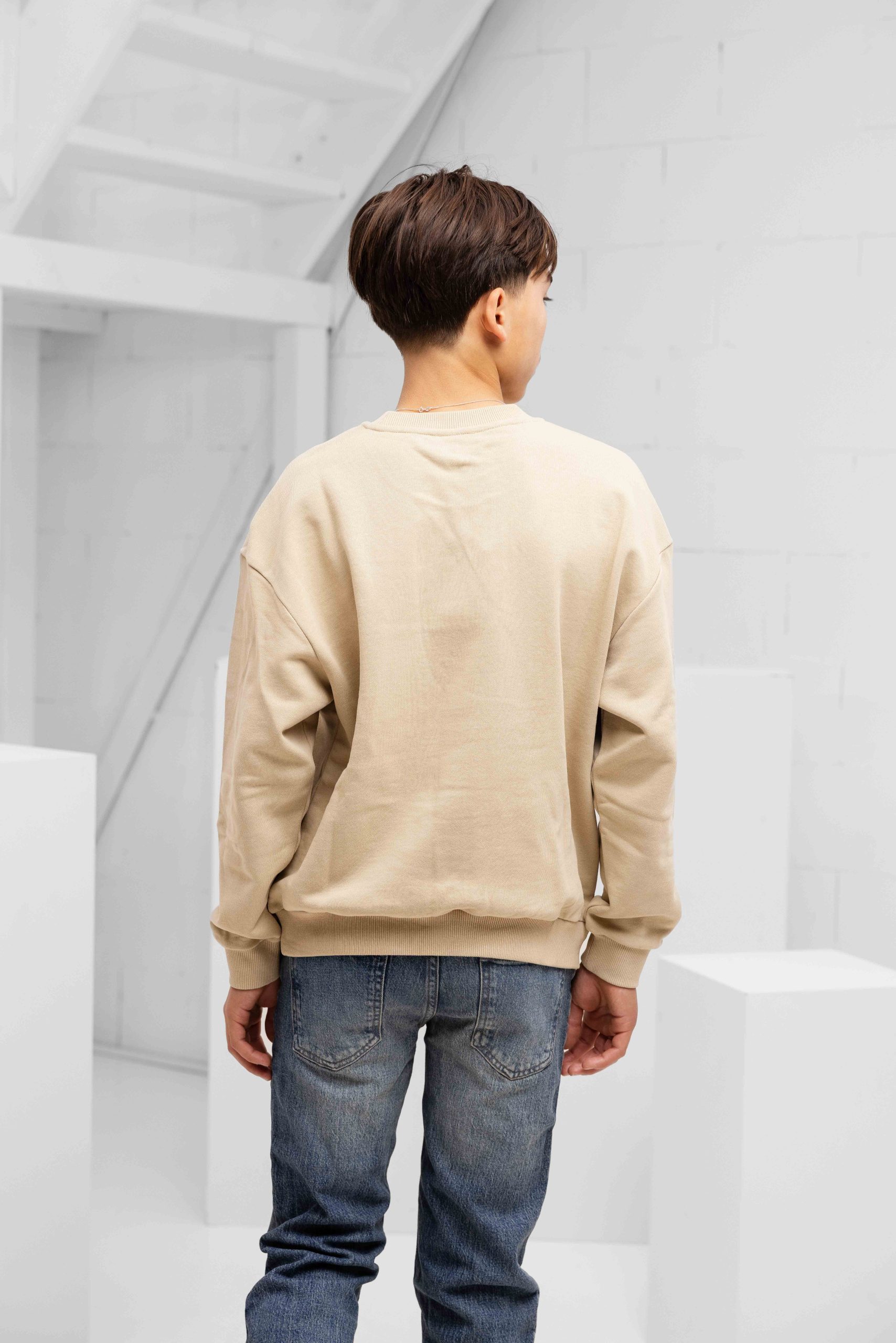 Kenzo Embroidered Tiger Sweater Kids Beige
