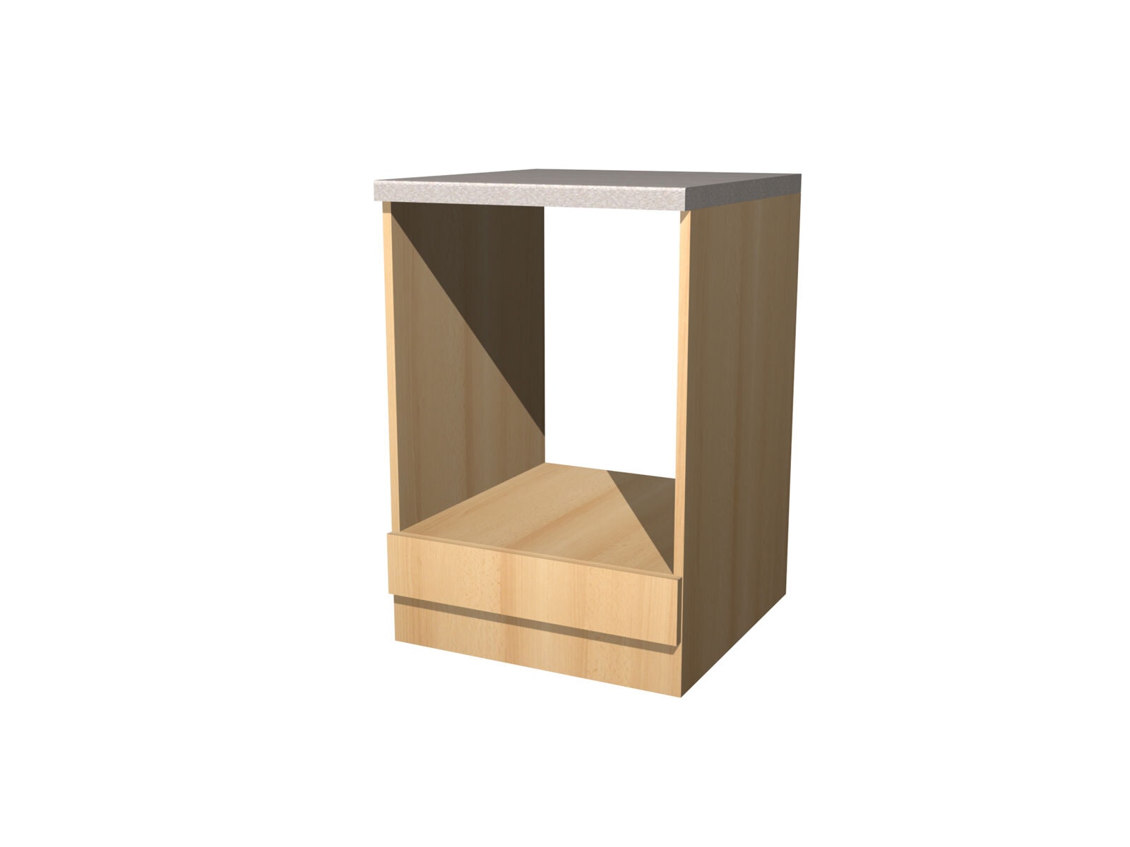 Herdumbauschrank Nano Buche NB 60cm