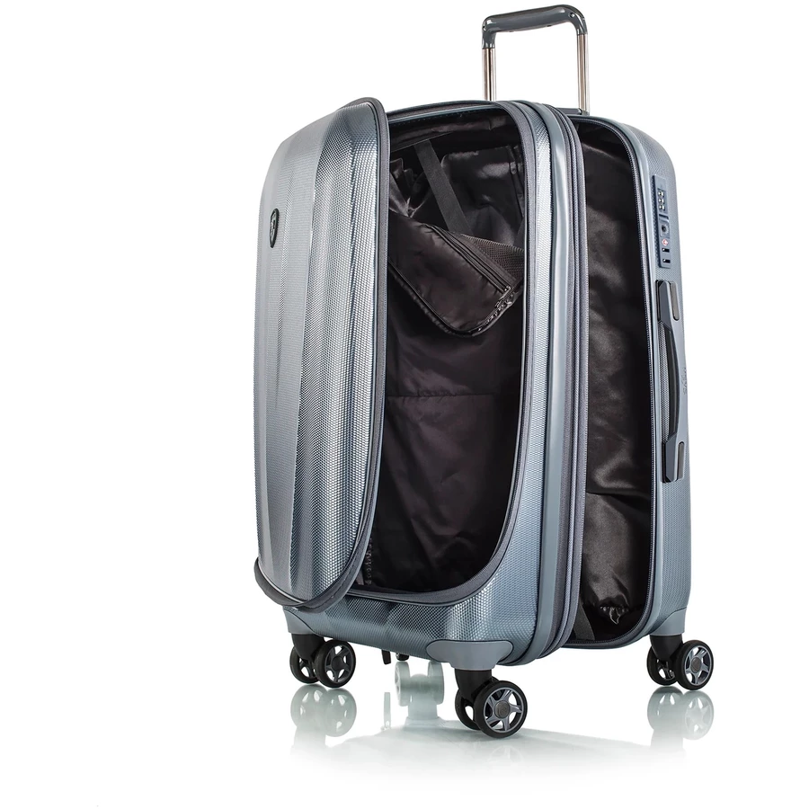 Heys Vantage Smart Access - 4-Rollen-Trolley M 66 cm erw. slate blue