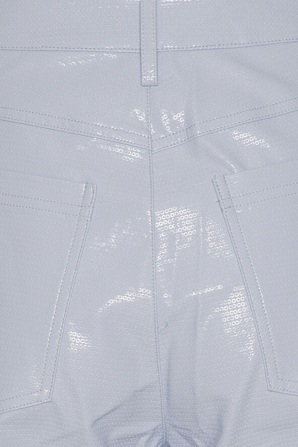 ROTATE Birger Christensen Embossed High Rise Pants Artic ice