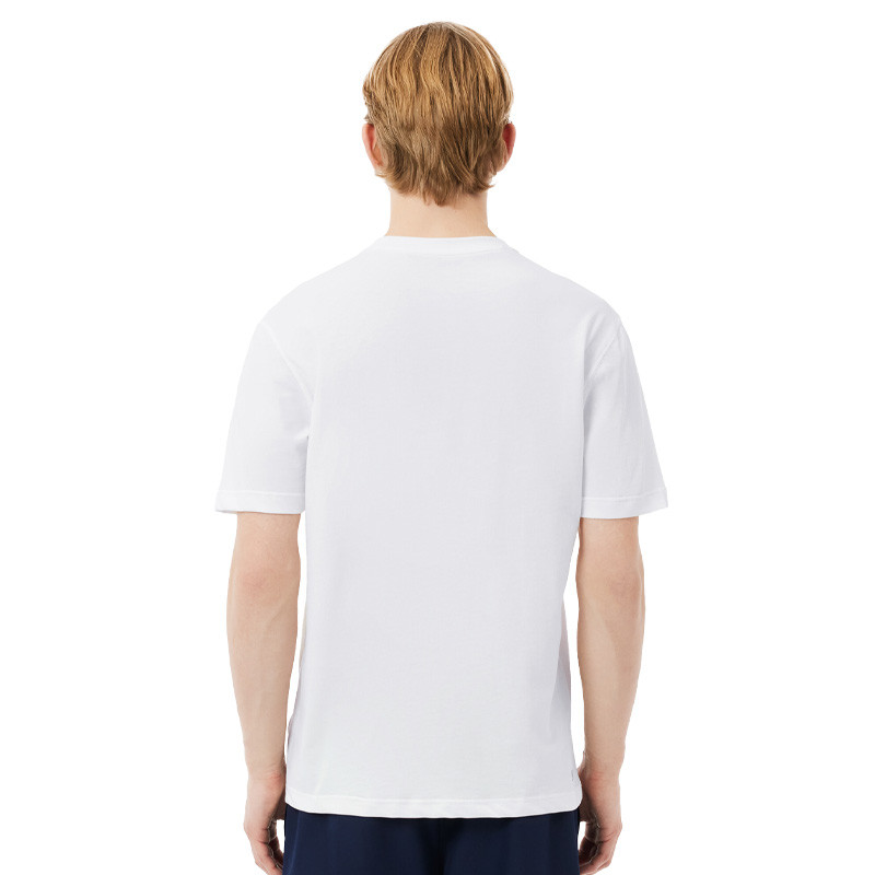 Tee-shirt Lacoste Sport Worldwide Jersey blanc