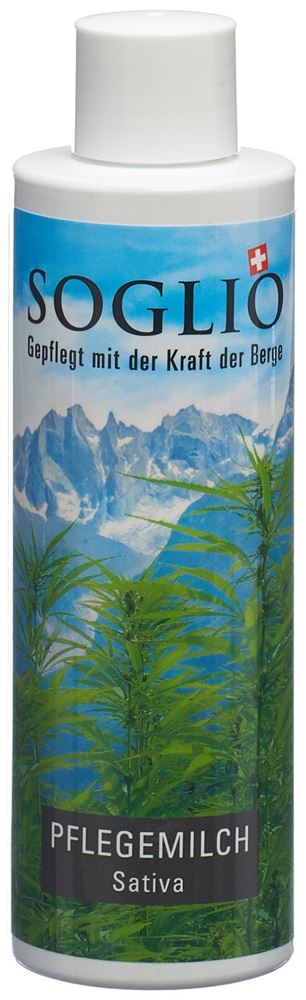 SOGLIO Pflegemilch<br>200 ml, Flasche, Milch, Sativa