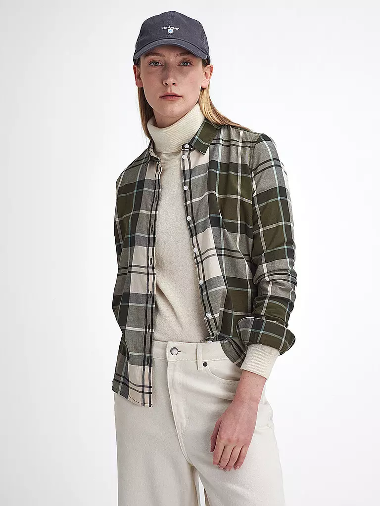 BARBOUR Bluse BREDON olive