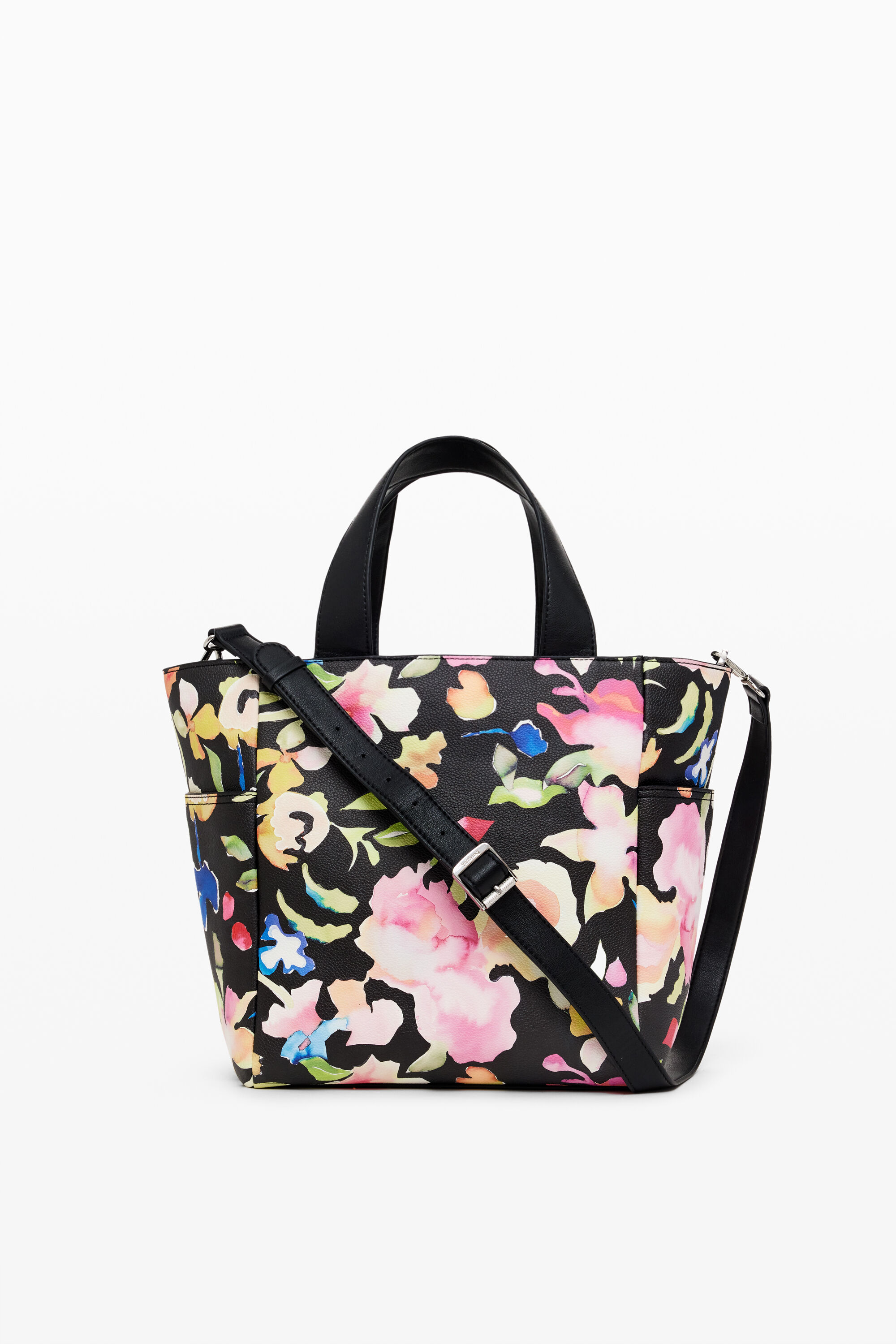 Bolsa de hombro flores