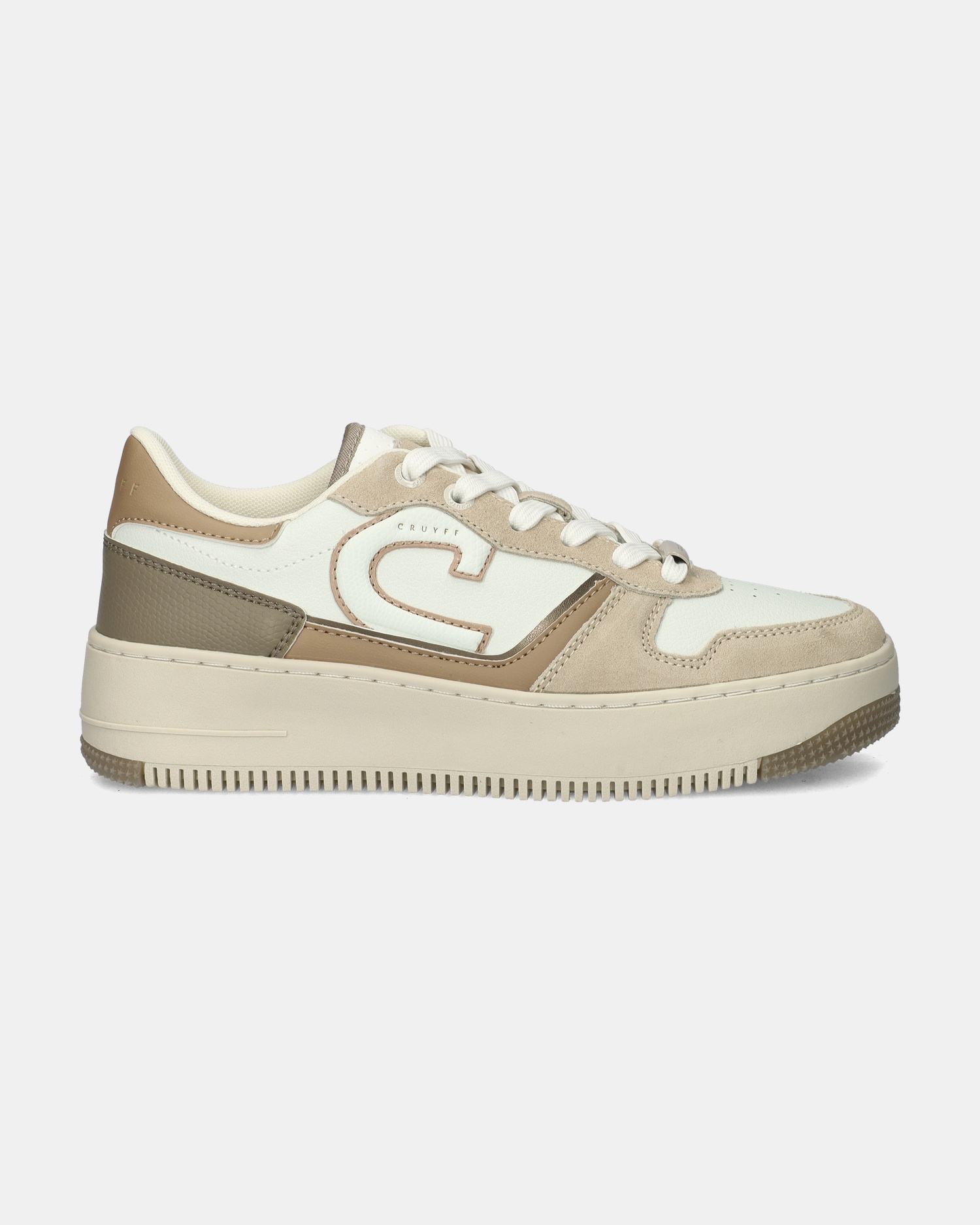 Cruyff Campo Low Lux Lage sneakers  - wit