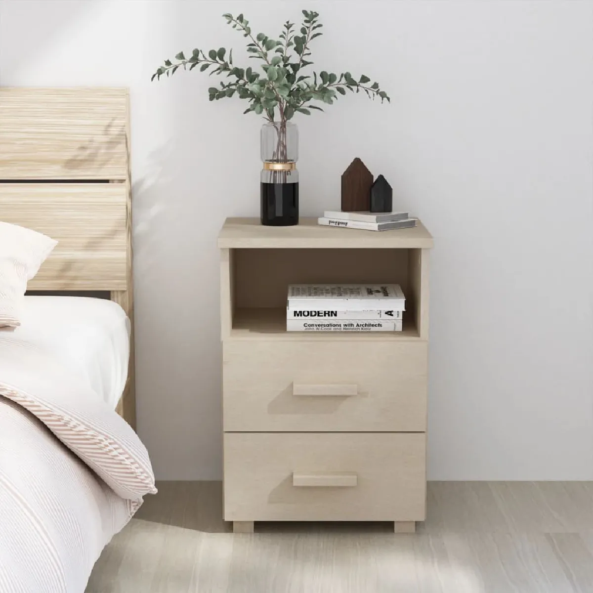 vidaXL Table de chevet HAMAR
