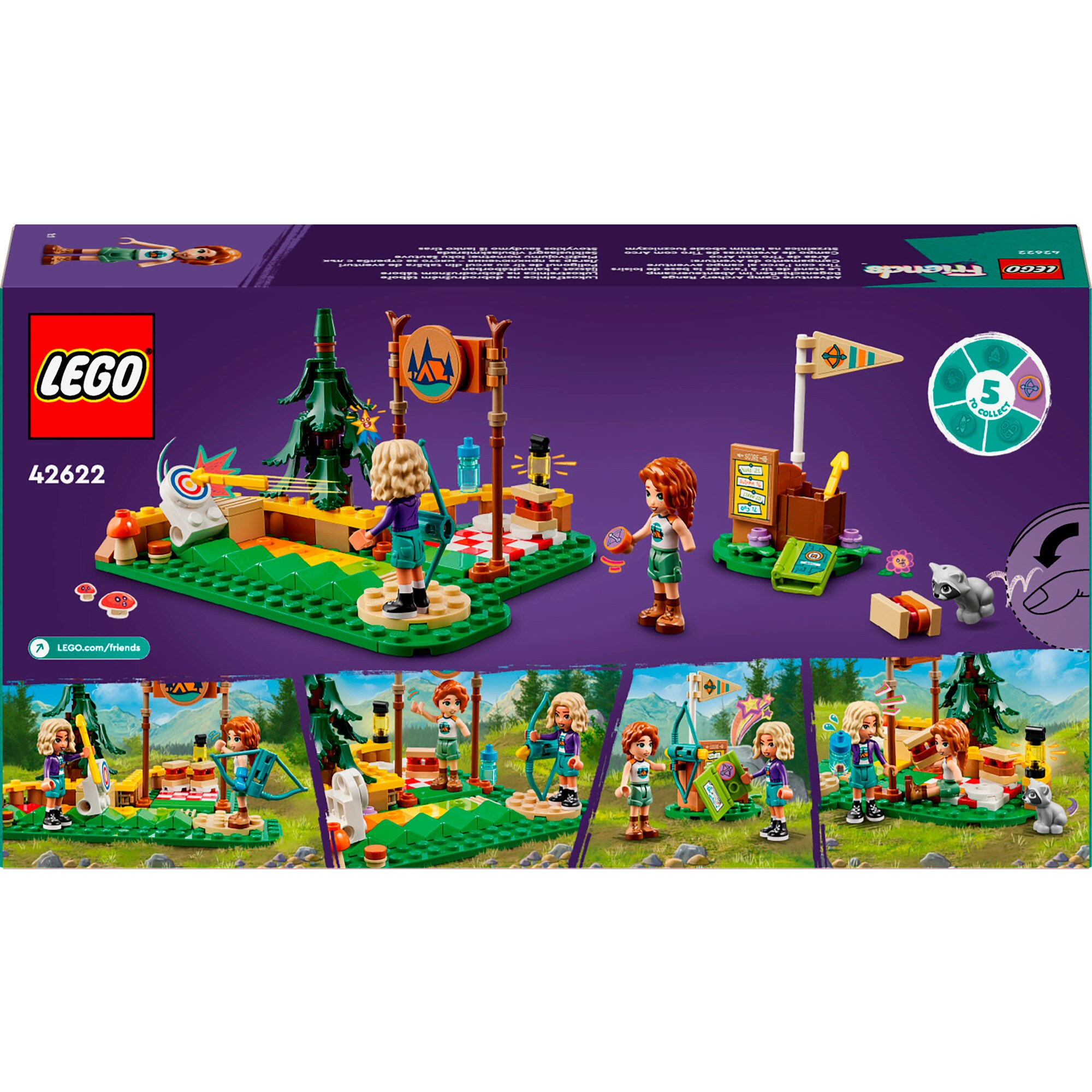 LEGO Konstruktionsspielzeug Friends Bogenschießen im Abenteuercamp