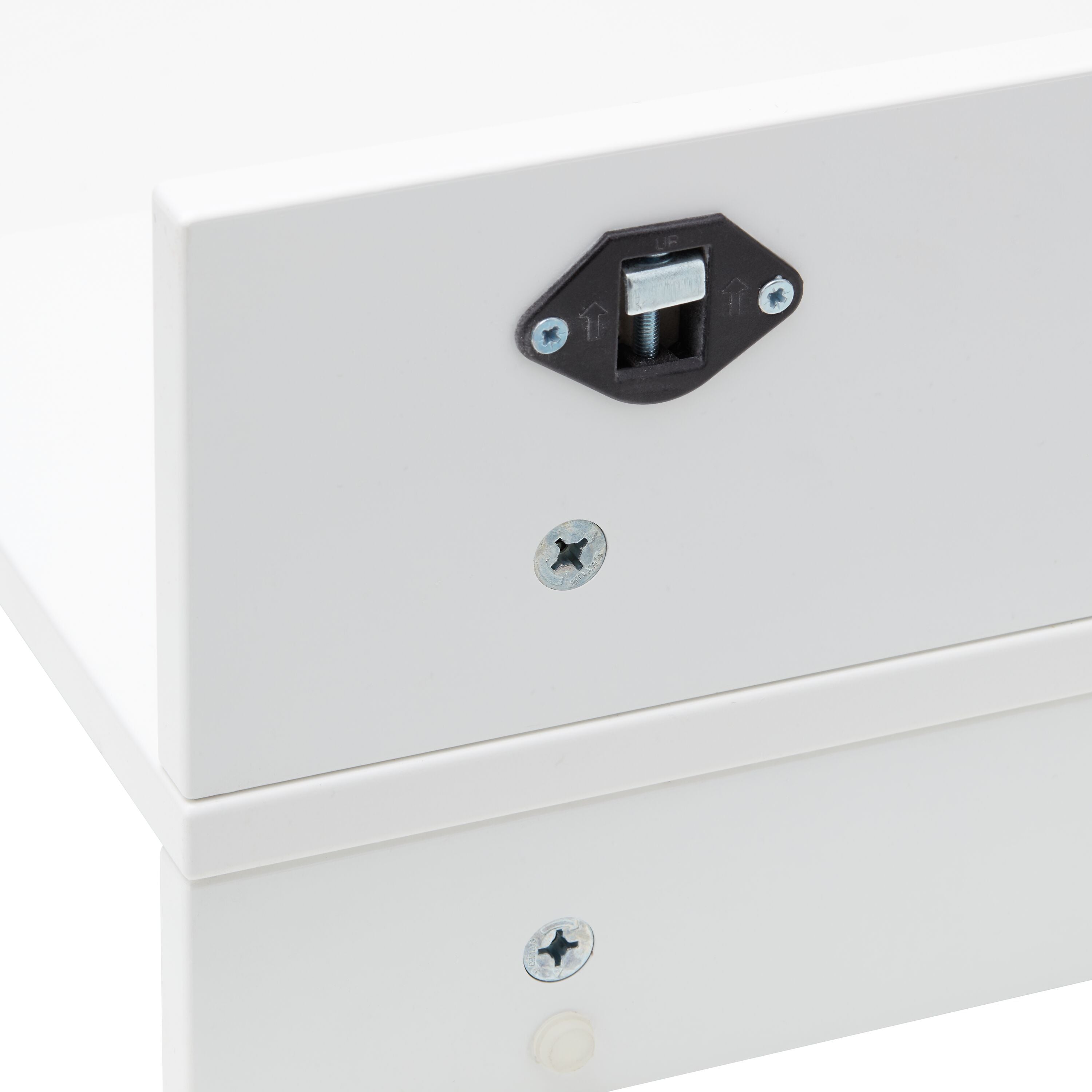 TILL Lowboard - Weiss / Anthrazit / B: 168.0 cm x T: 41.0 cm x H: 38.4 cm