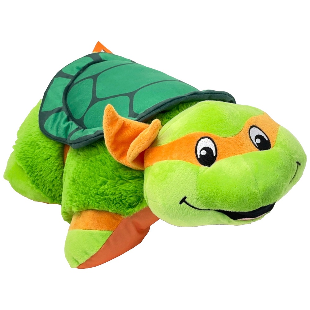 Plüsch- und Quetschfiguren der Teenage Mutant Ninja Turtles Michelangelo