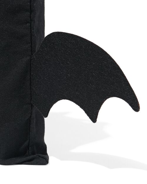 sac toile chauve-souris 27x24 noir