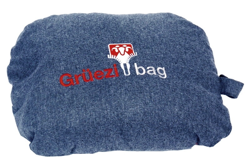 Grüezi Bag Feater - The Feet Heater Grey Melange beheizbarer Zusatzsack