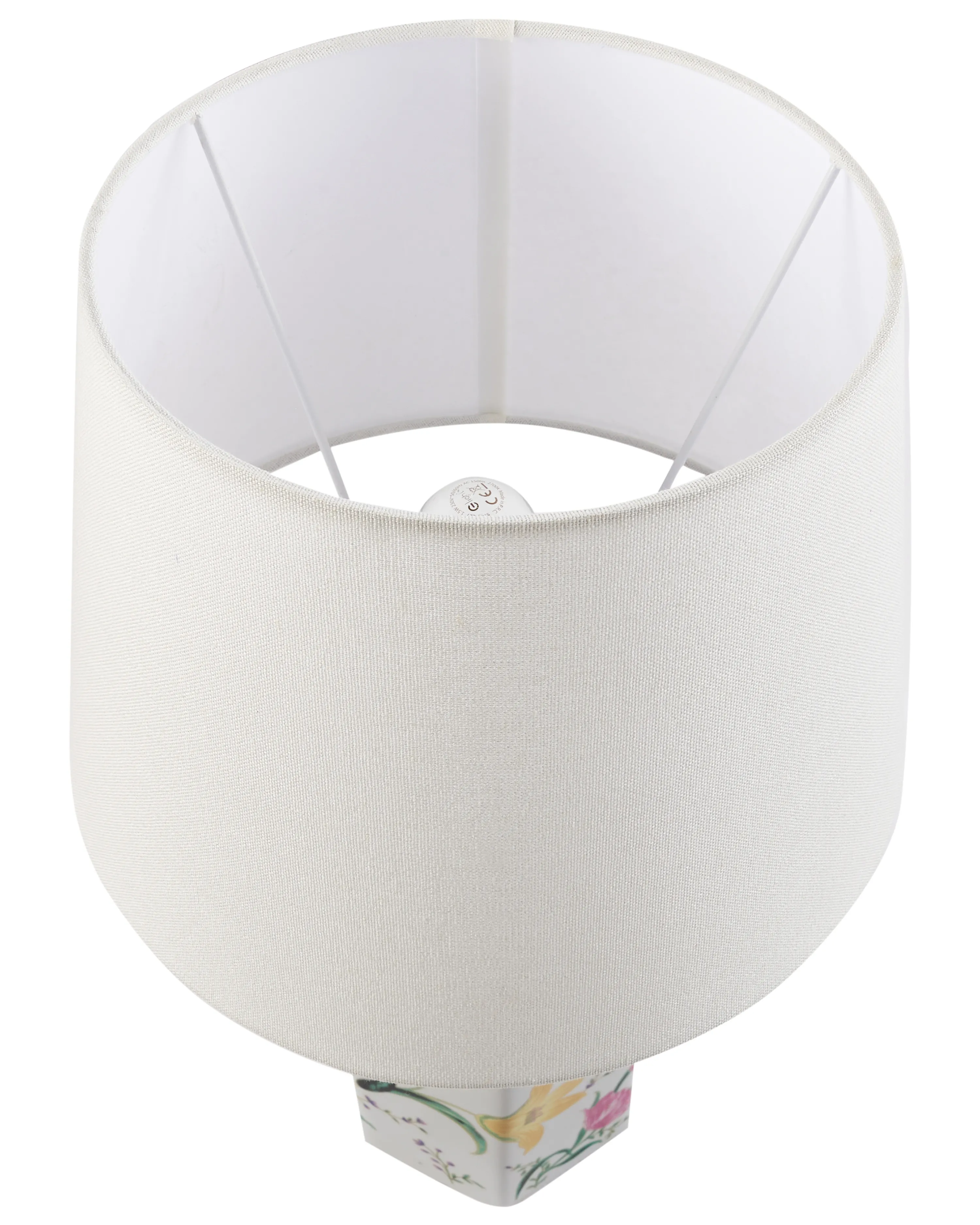 Tafellamp CAVADO Porselein Wit