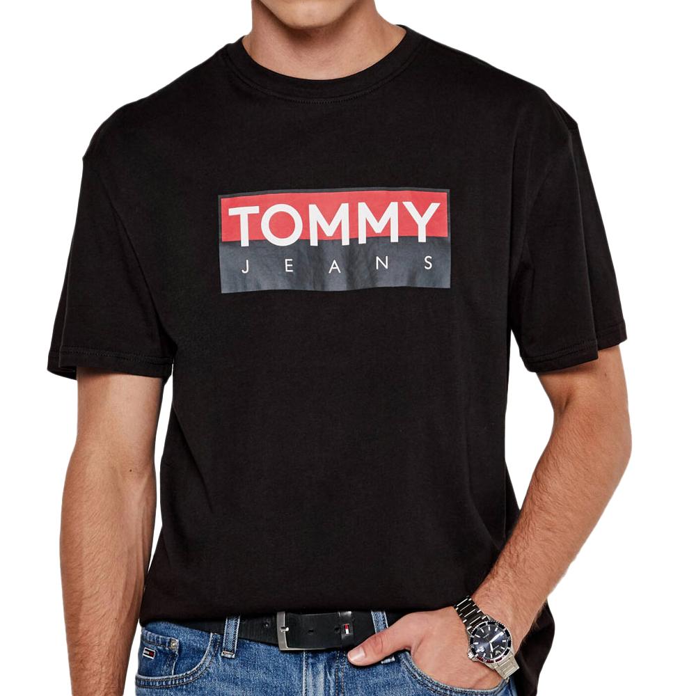 Tommy Hilfiger T-shirts Noir Homme Tommy Hilfiger Reg