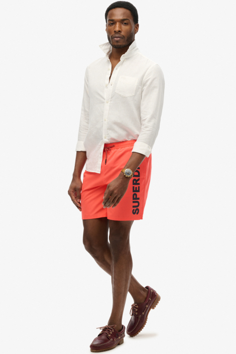 Superdry oranje heren korte broek