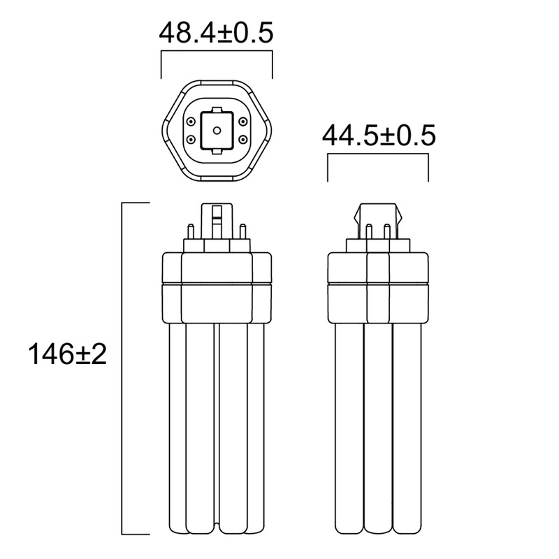 Sylvania ToLEDo LYNX TE LED PL-lamp 4-pins 16W 1760lm GX24Q 840sl