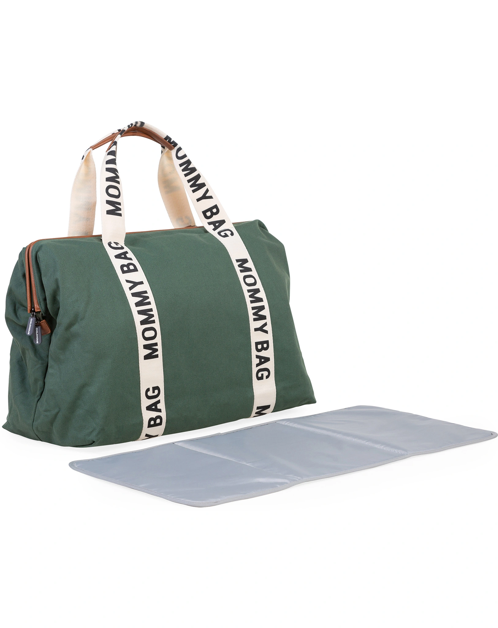 Canvas-Wickeltasche MOMMY BAG SIG (55x35x40) in green