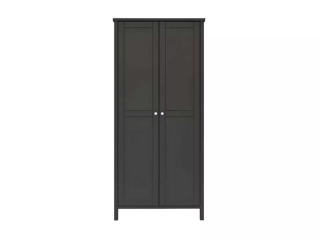 Tromsø armoire de rangement 6 portes couleur café.