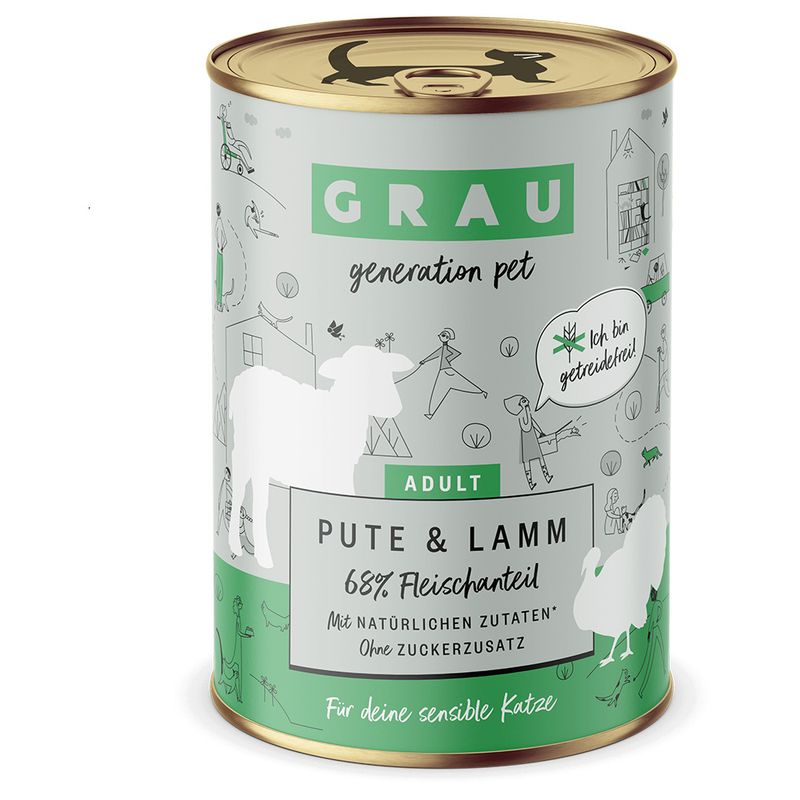 Grau menu gourmand sans céréales 6 x 400 g