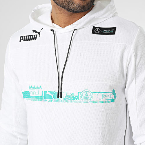 Sweat Capuche MAPF1 538448 Blanc