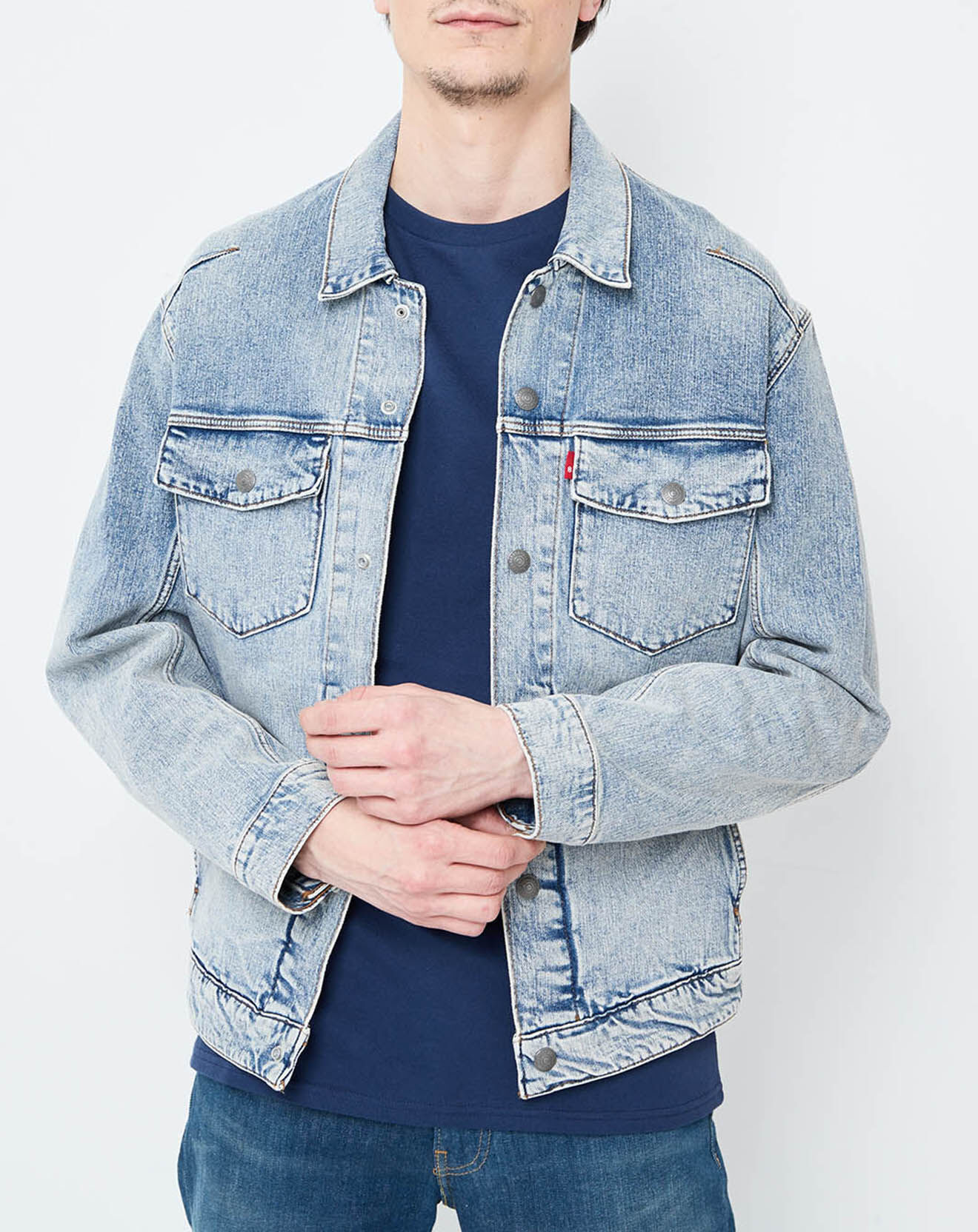 Levi's® Veste Trucker Sugarcubes bleue
