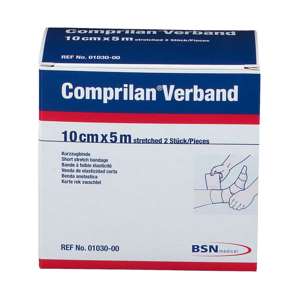 Comprilan® 2 elastische Binden 10 cm x 5 m