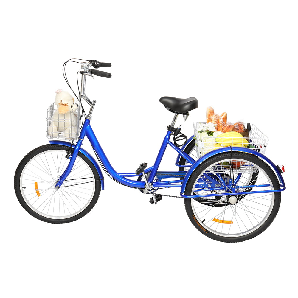 Tricycle pour adultes Zimtown, tricycle à 7 vitesses | pour hommes