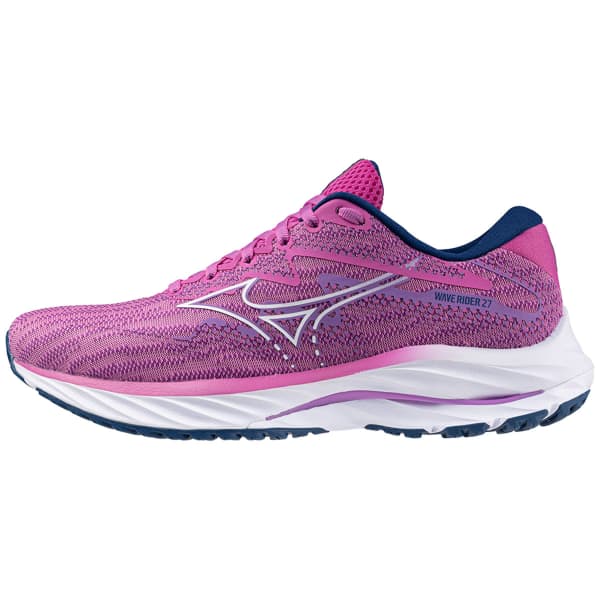 Chaussure running MIZUNO WAVE RIDER 27 W ROSEBUD/WHITE/NAVY PEONY