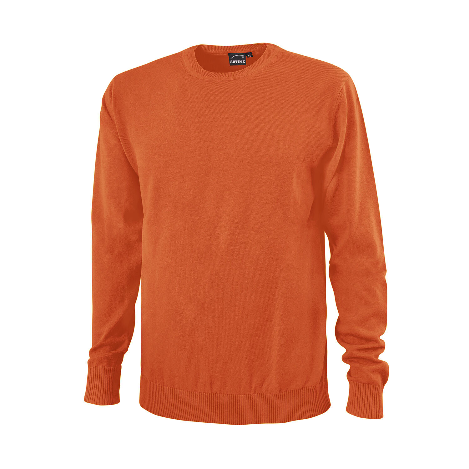 Rundhals-Pullover Baumwolle