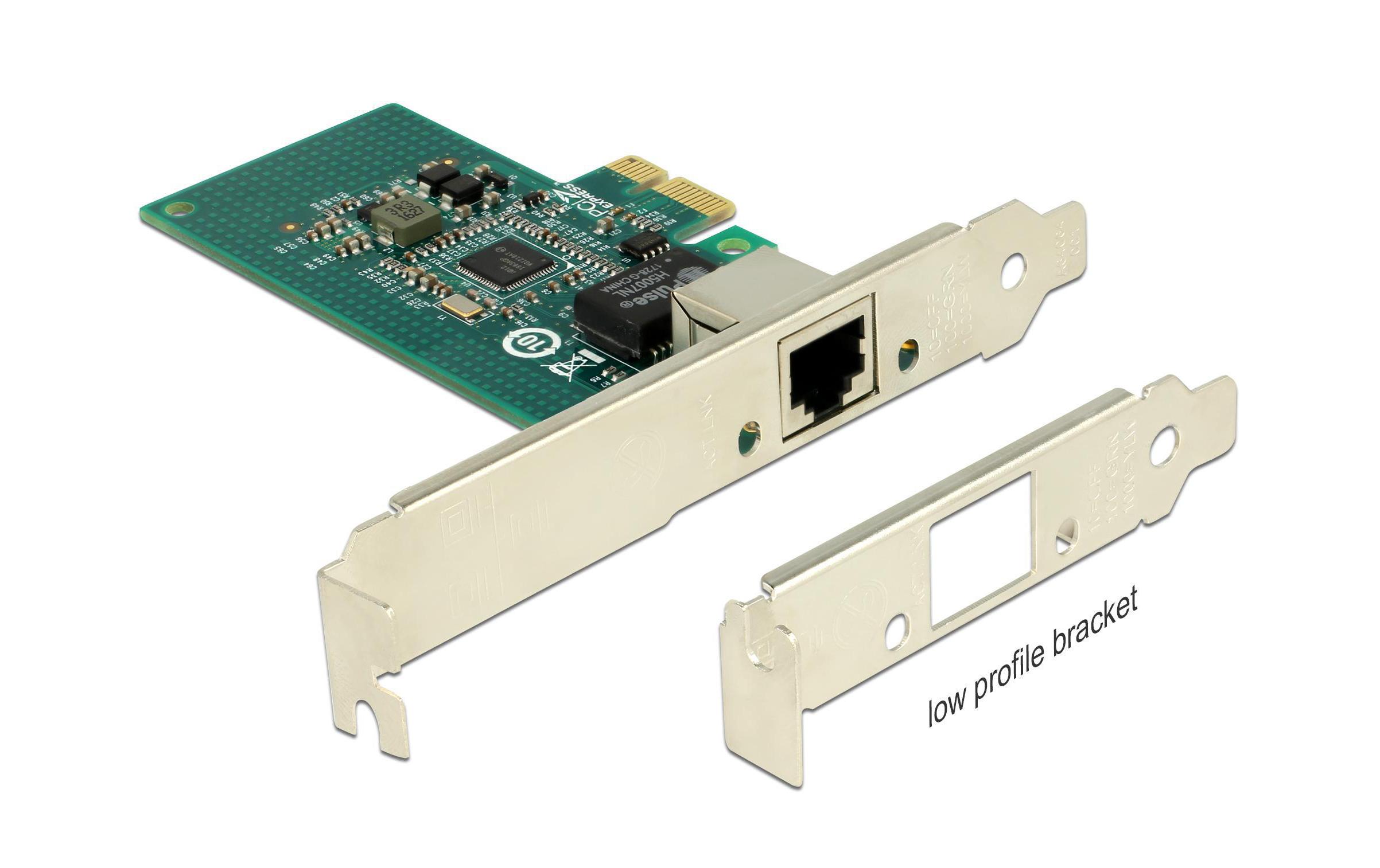 Netzwerkkarte 1Gbps, PCI-Express-x1 Intel i210 Chipset1 Port