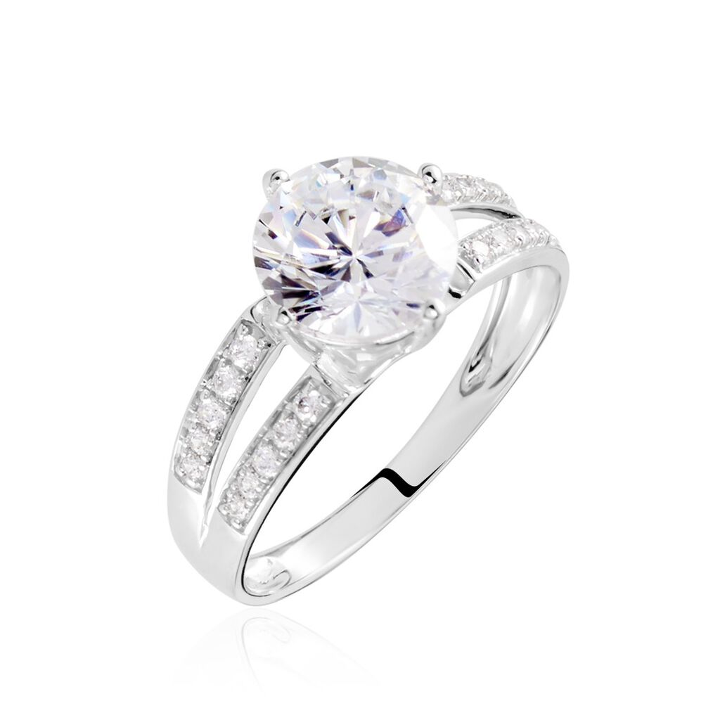 Solitaire Amri Or Blanc Oxyde