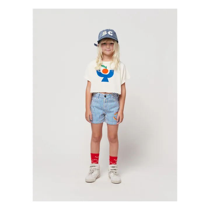 Bobo Choses T-Shirt Coton Bio Tomate | Ecru