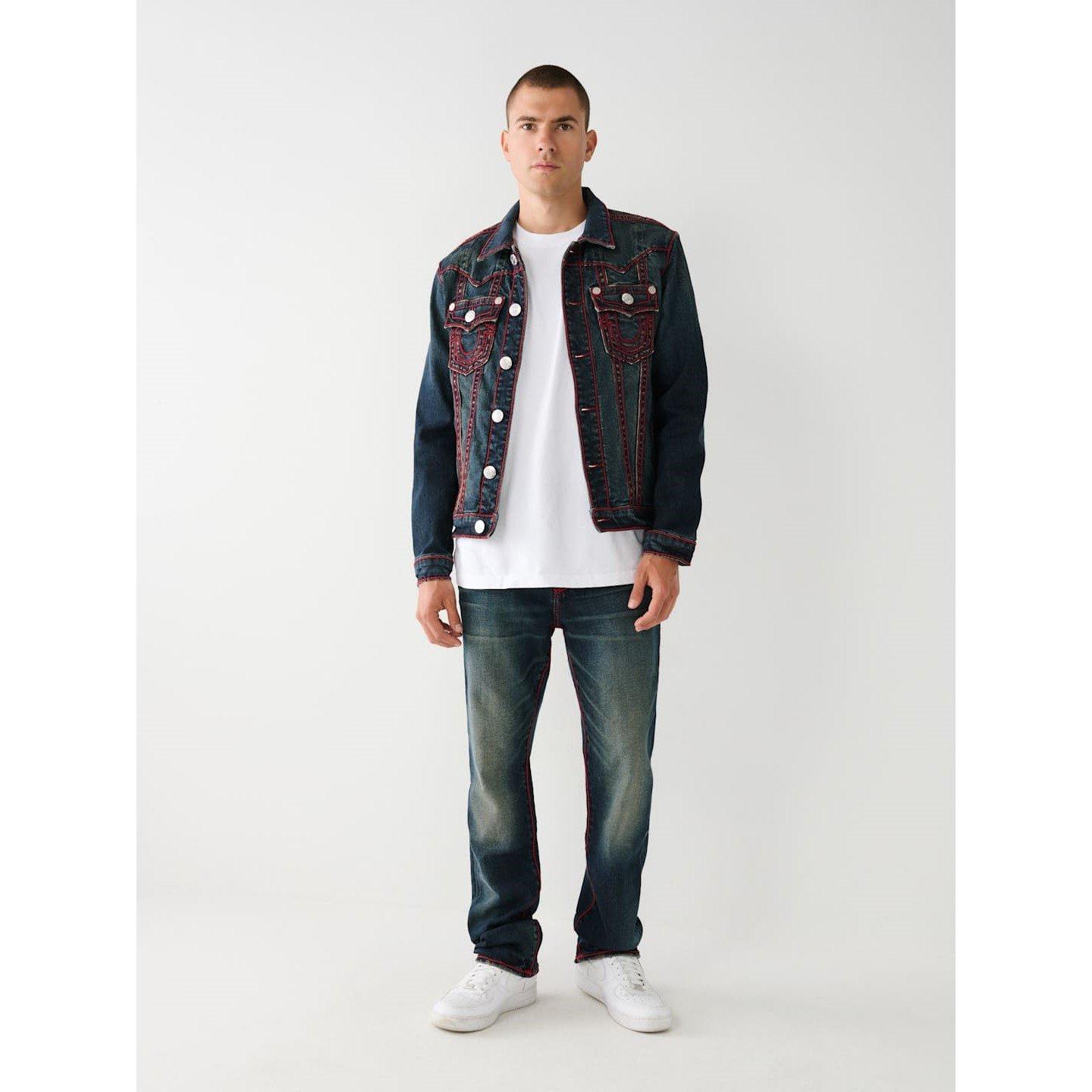 True Religion TR Ricky Straight Jeans Mens