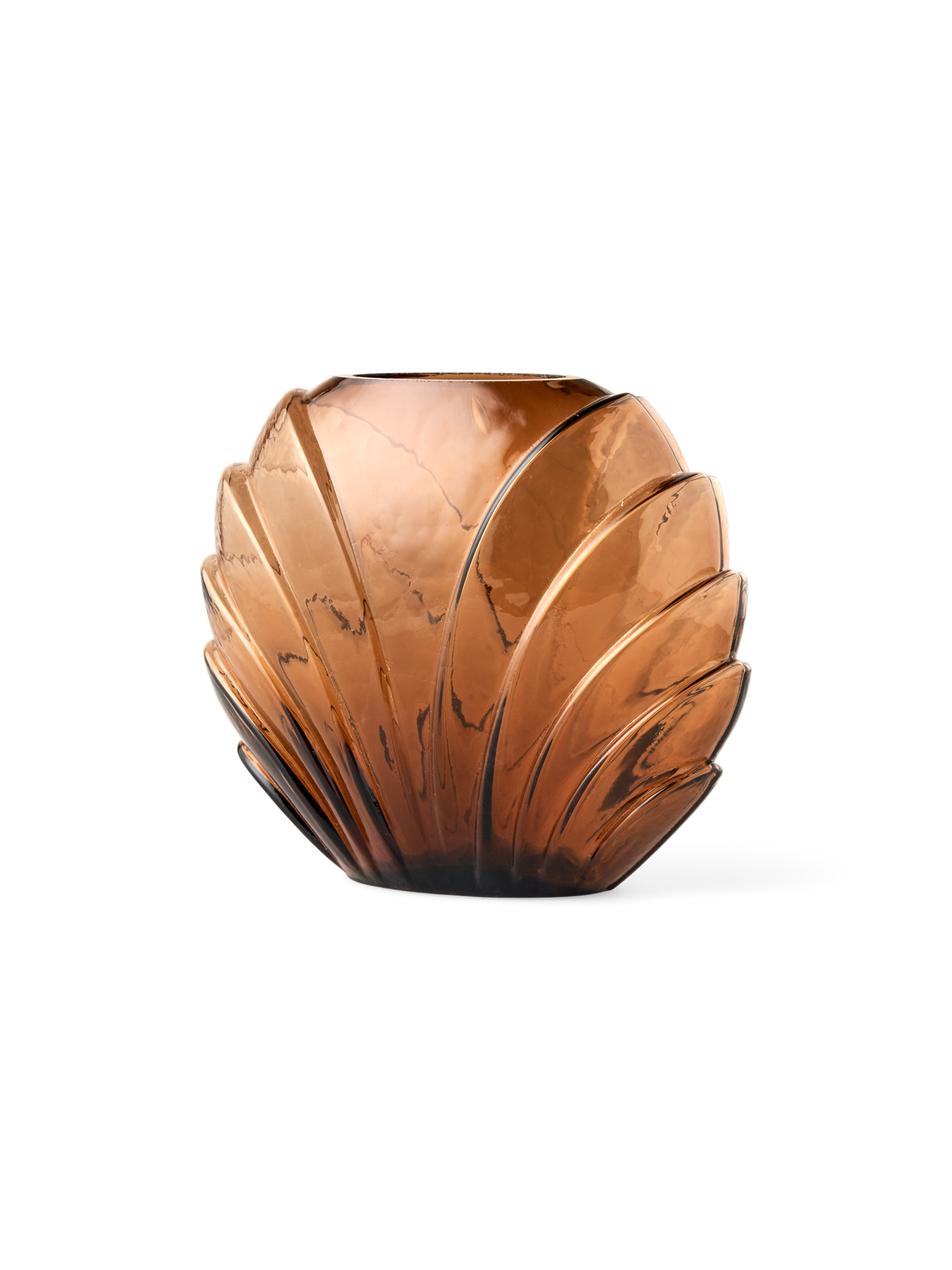 Vase | Glas. 17 x 7,5 x 14,5 cm. | Autumn Maple