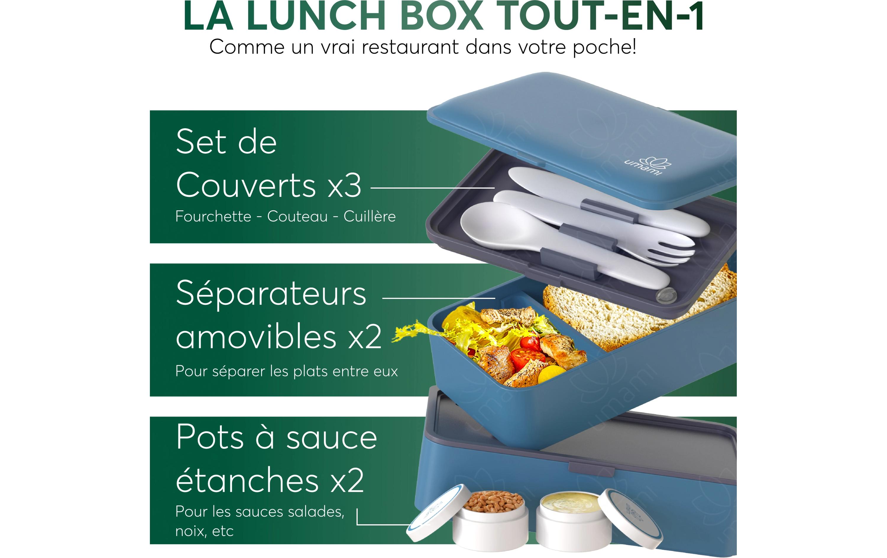 Lunchbox Original L Denim BluePraktische und nachhaltige Lunchbox