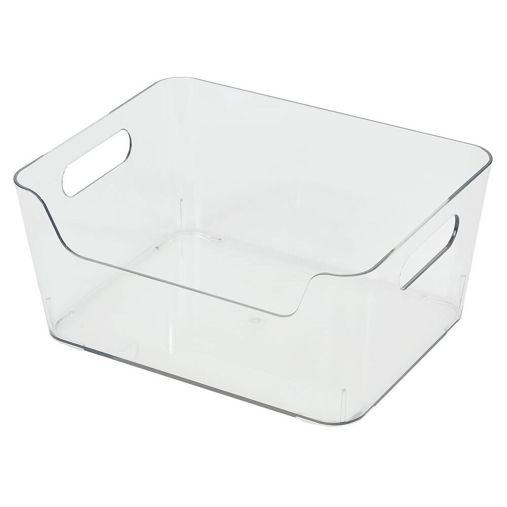 Bac rangement frigo 3,5L plastique transparent 22,4x17,3xH10cm