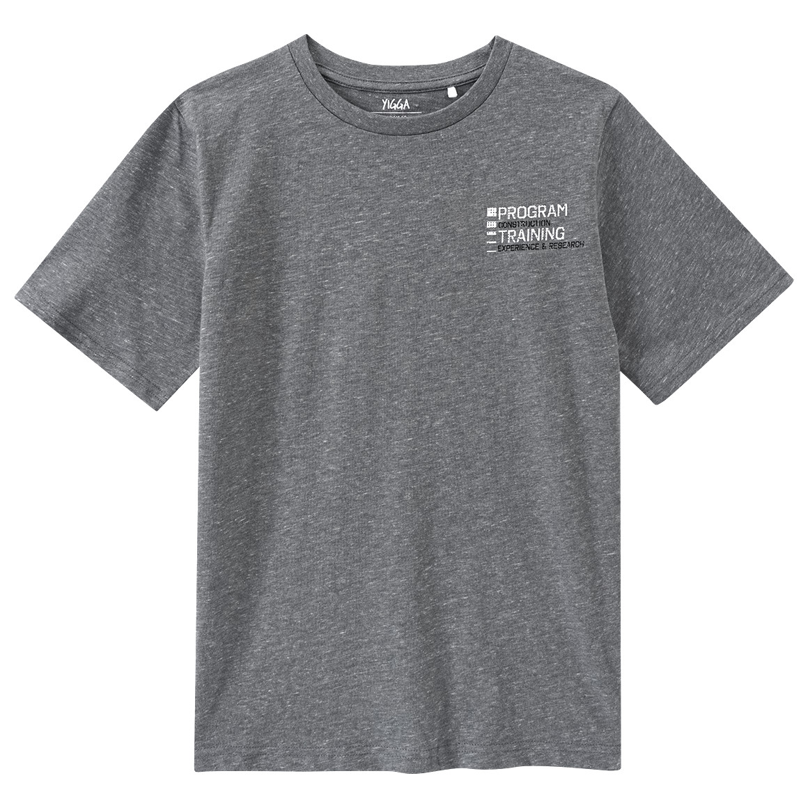Yigga Jungen T-Shirt mit Rückenprint grau