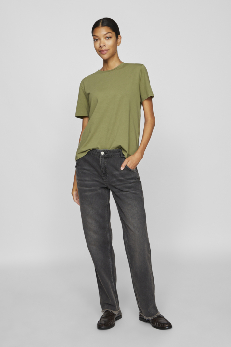 Vila groene dames t-shirt