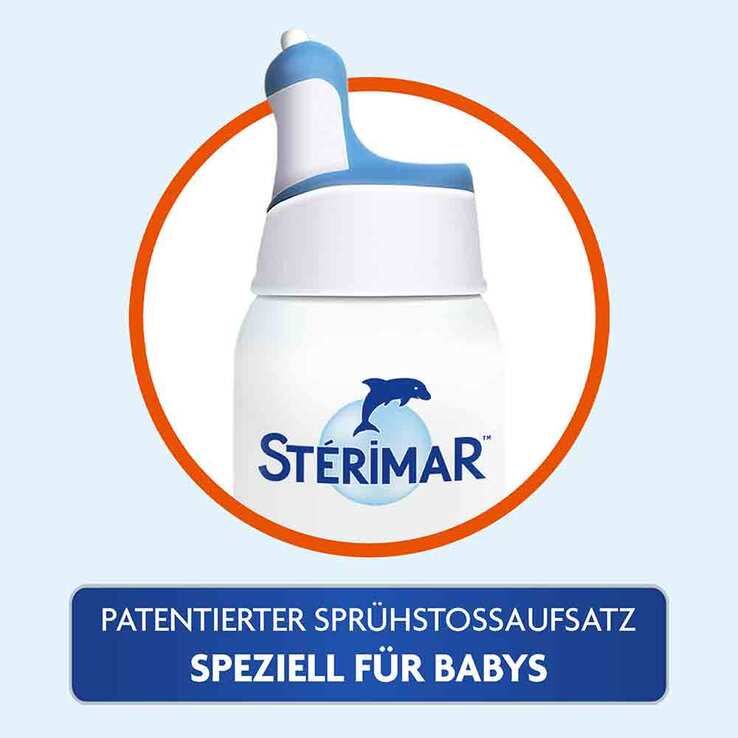 STÉRIMAR Verstopfte Nase Baby 2 in 1 Nasenspray & Spülung, 100 ml