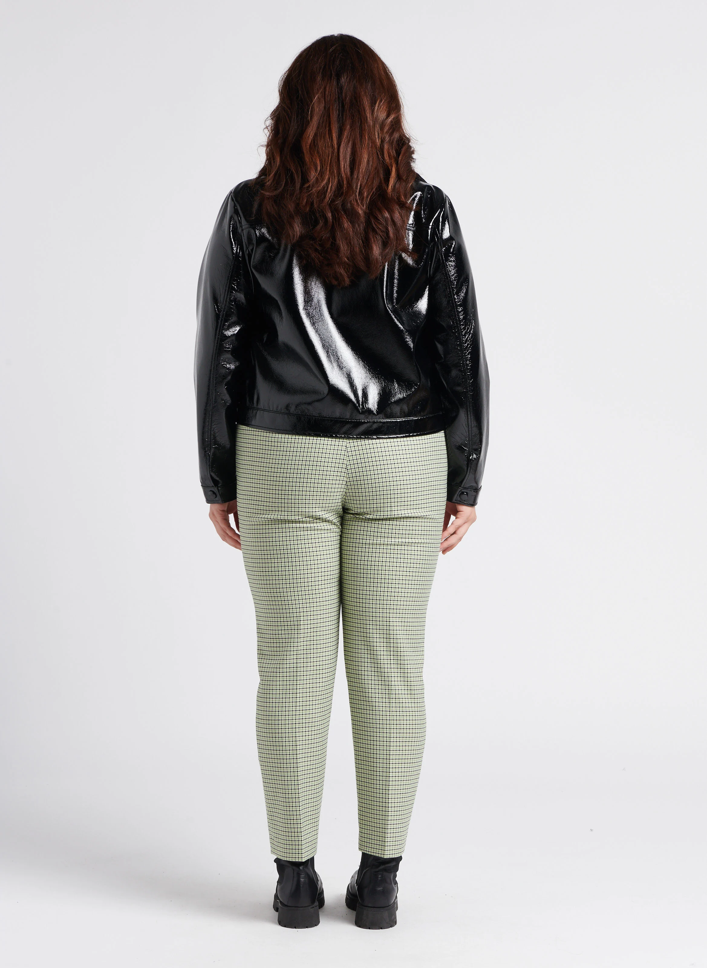 RADAR - Pantalon droit à motif | Vert