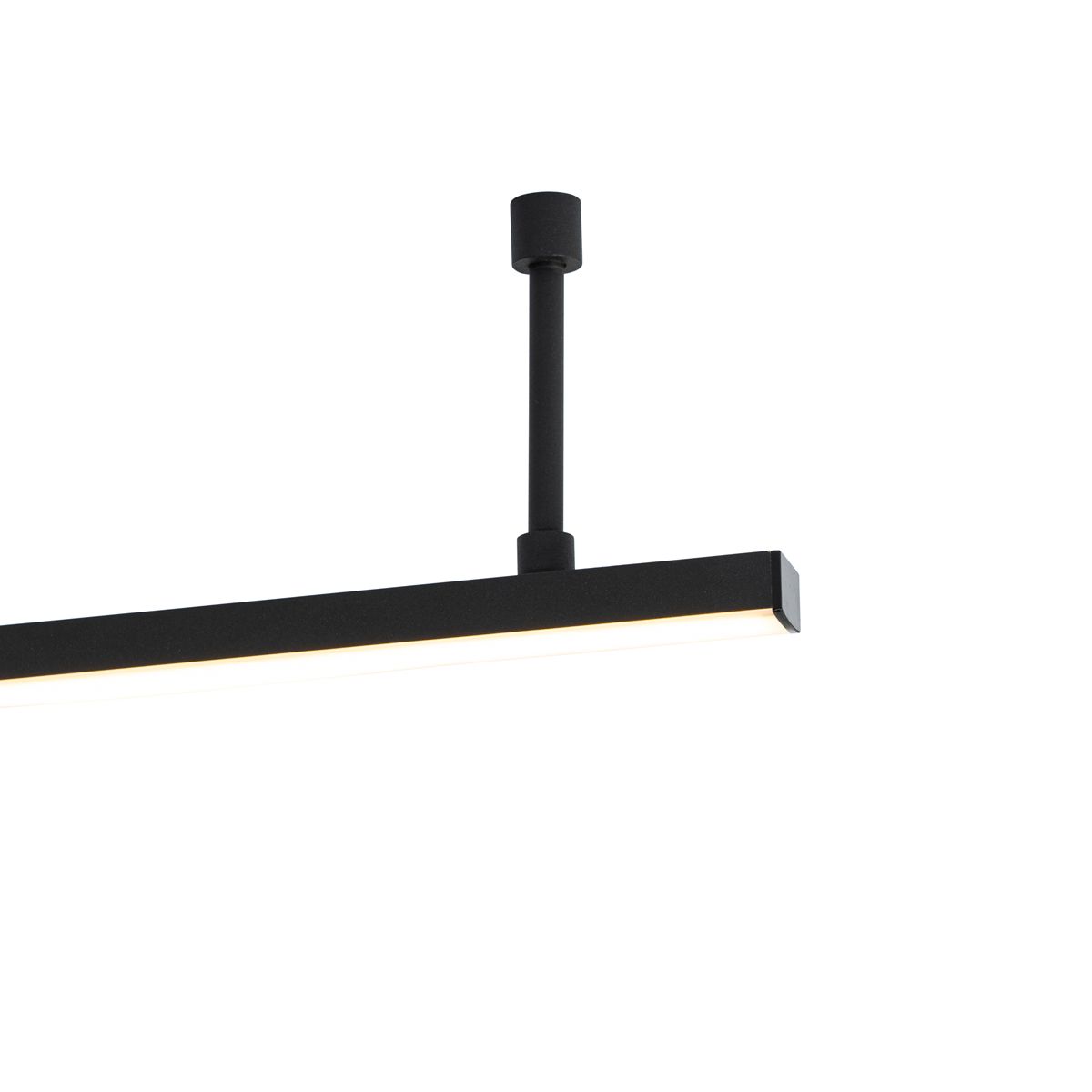 Plafondlamp zwart 150,8 cm incl. LED 3-staps dimbaar verstelbaar - Annuschka