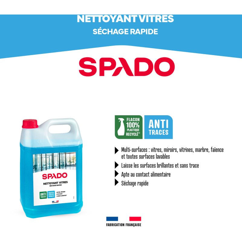 Nettoyant vitres Spado - Bidon de 5 L