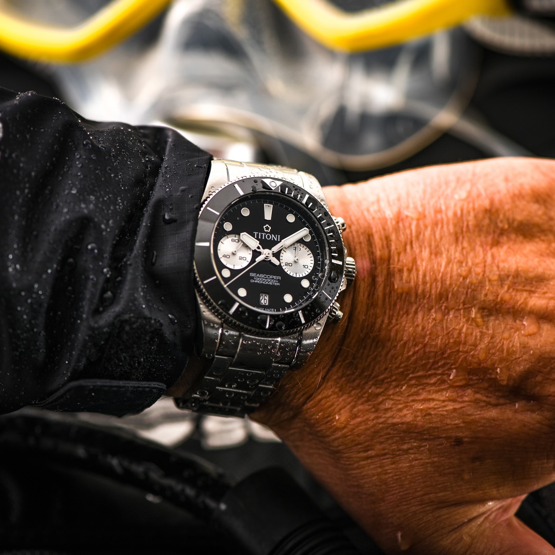 Titoni Seascoper 300 Bi-Compax Chronograph 42mm