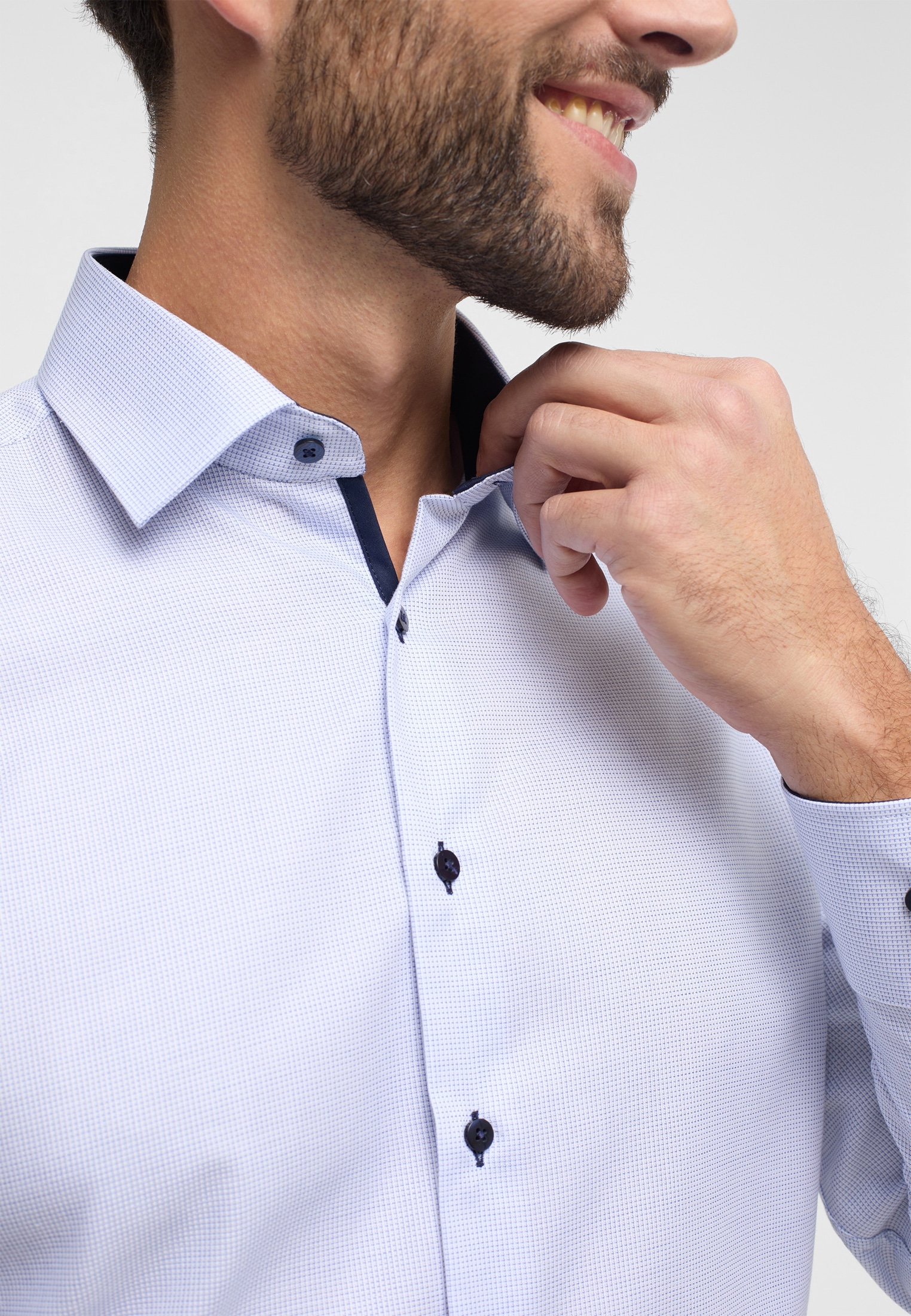 Eterna Langarmhemd »MODERN FIT«, NON IRON (bügelfrei)