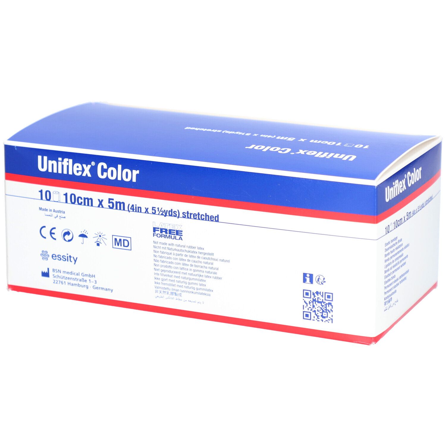 Uniflex Universal Binden 10 cm x 5 m blau