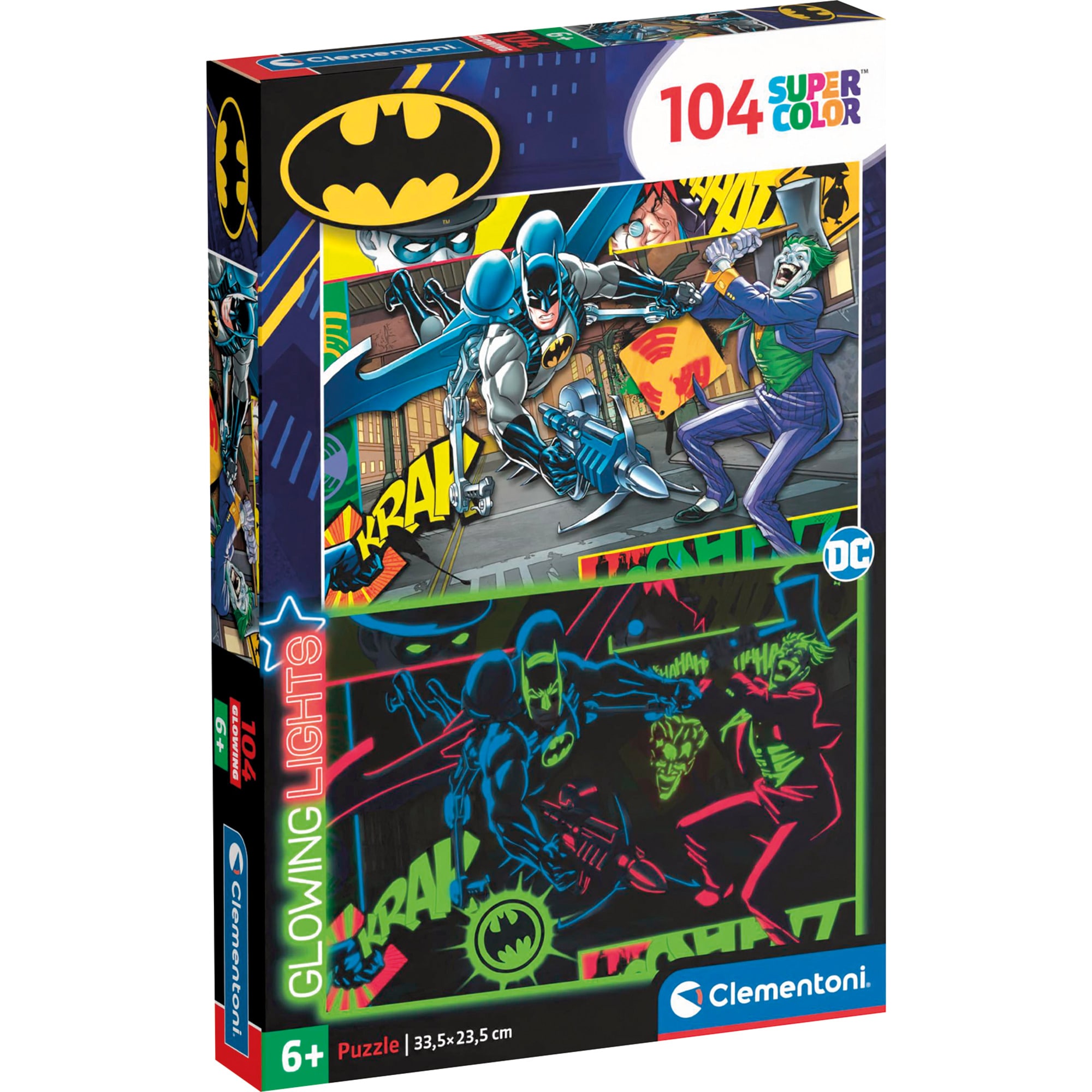 Clementoni Puzzle Glowing Lights - DC Batman