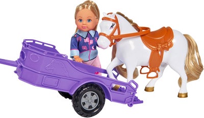 Evi LOVE Lekesett Jeep med Hestetilhenger