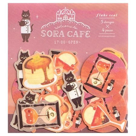 MDS - SORA CAFÉ Stickerset (Zonsondergang)