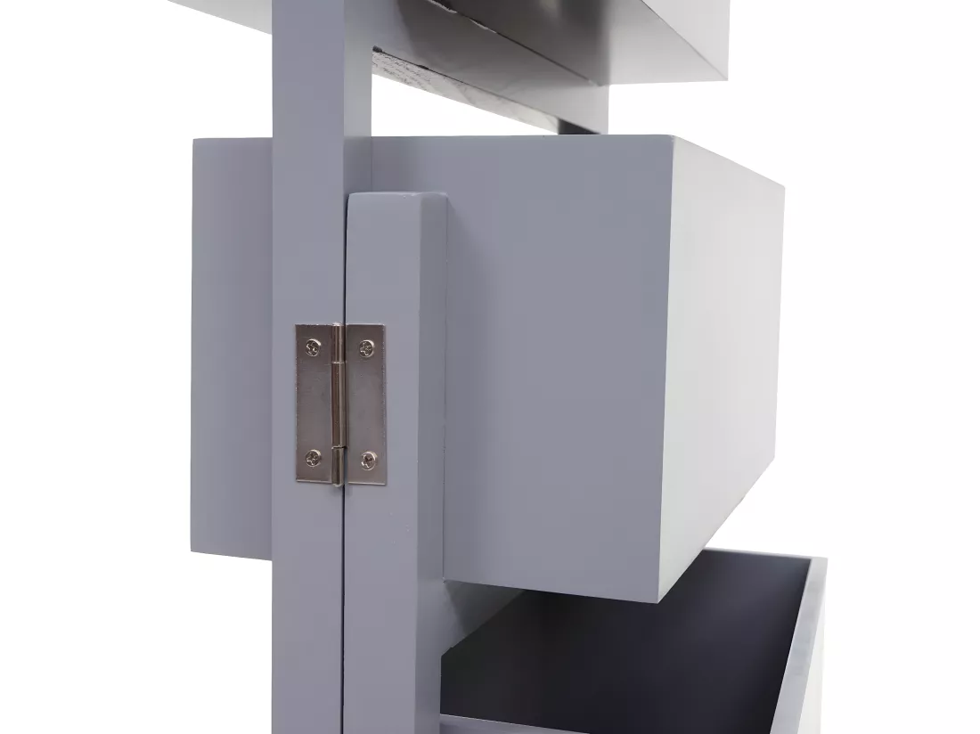 Étagère à plantes Étagère sur pied, gris-bleu